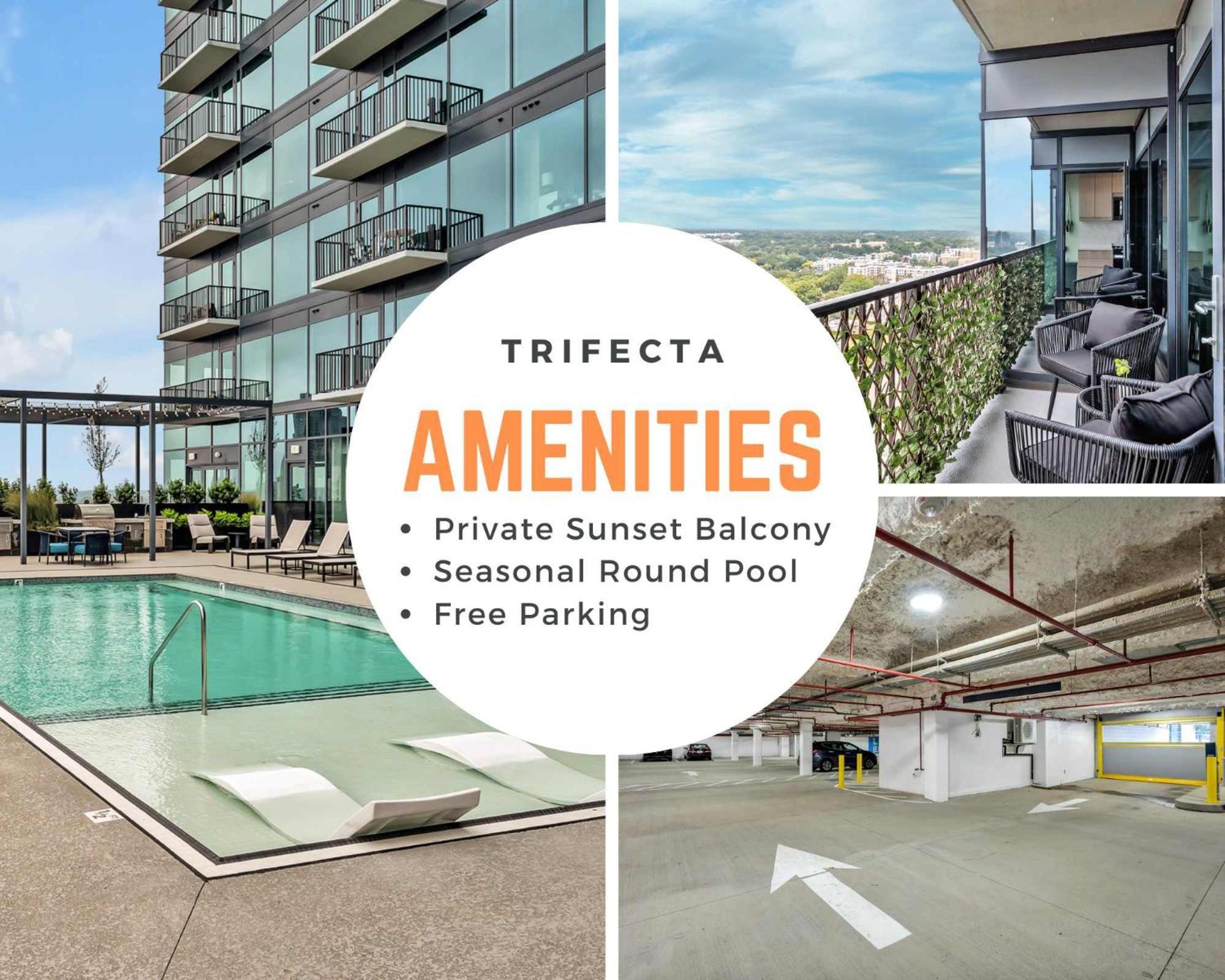 High-Rise Apt Raleigh Free Parking & Sunset View 1 Exterior photo