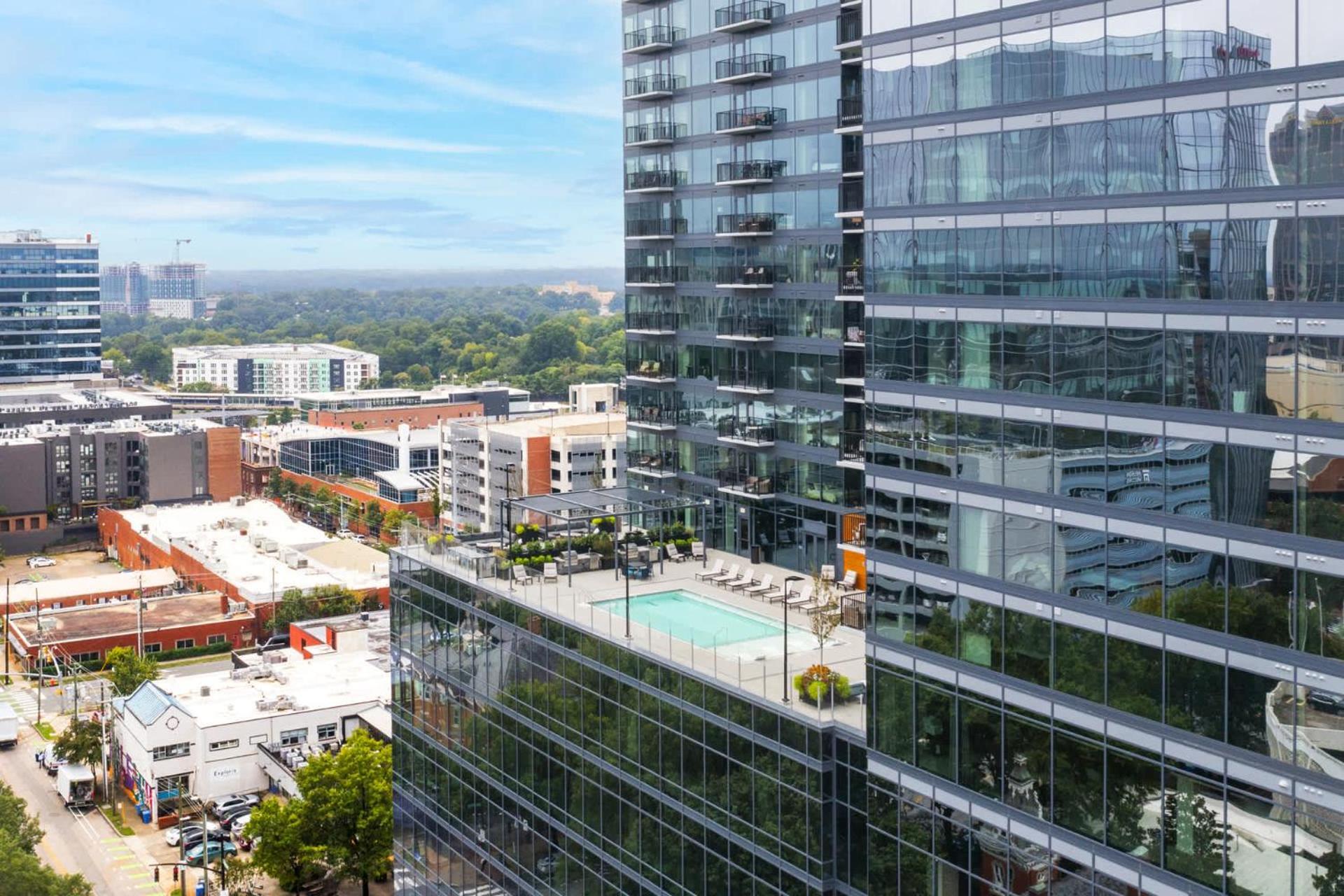 High-Rise Apt Raleigh Free Parking & Sunset View 1 Exterior photo
